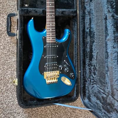 Vintage 1983 Kramer Pacer Blue burst electric guitar made in the usa image 21