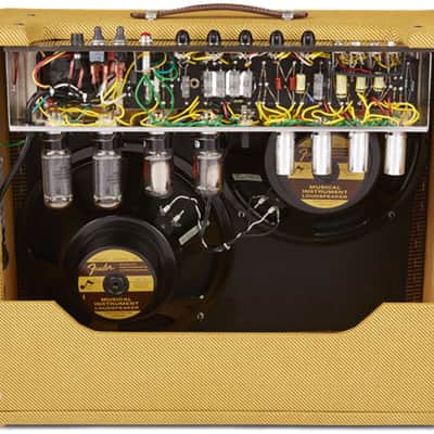 Fender '57 Custom Twin-Amp 2x12" 40-watt Tube Combo Amp Handwired image 3