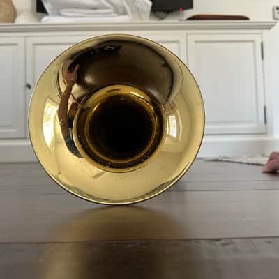 Bach 36 Stradivarius Professional Model Tenor Trombone with Traditional F Rotor 2010s - Clear-Lacquered Brass image 5
