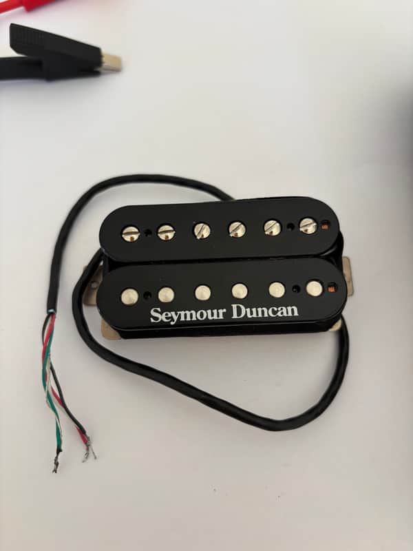 Vintage Seymour Duncan SH-2N Jazz humbucker pickup - Black image 1