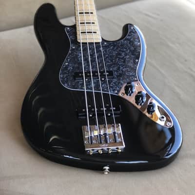 2025 Fender MIM Geddy Lee Jazz Bass Gloss Black image 5
