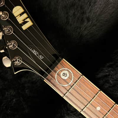 ESP LTD DV-200 2005 Dave Mustaine Signature Black - DV8 inlay on First fret - w/OHSC image 19