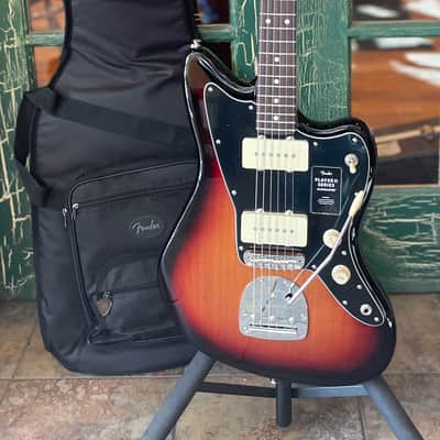 2026 Fender Player II Jazzmaster Electric HH in 3 Tone Sunburst w/ Deluxe Bag image 1