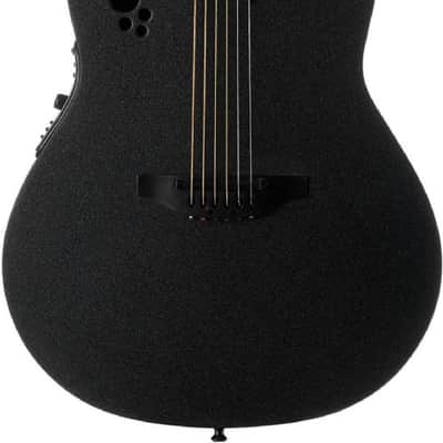 Immagine Ovation Elite Acoustic-Electric Guitar - Black - 4