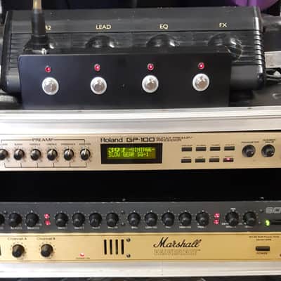 MARSHALL MGP 9001 Valve Preamp VALVESTATE 8008 80W + 80W POWER AMP ROLAND GP-100 FX 4RU SKB CASE 240 VOLT