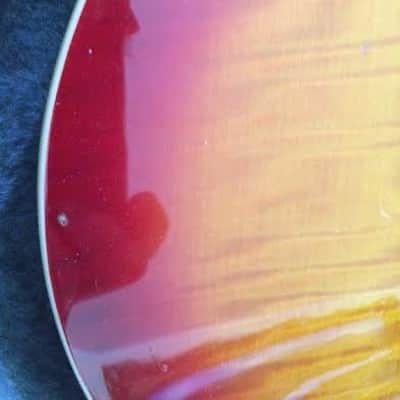 Samick Artist Series Double Cutaway  Cherry Flame image 12