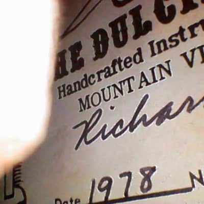 Mint McSpadden Teardrop Dulcimer T9-W, Richard Stolze, signed image 19