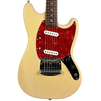 Fender Japan 69 Reissue Mustang 1994-1995 - Vintage White image 1