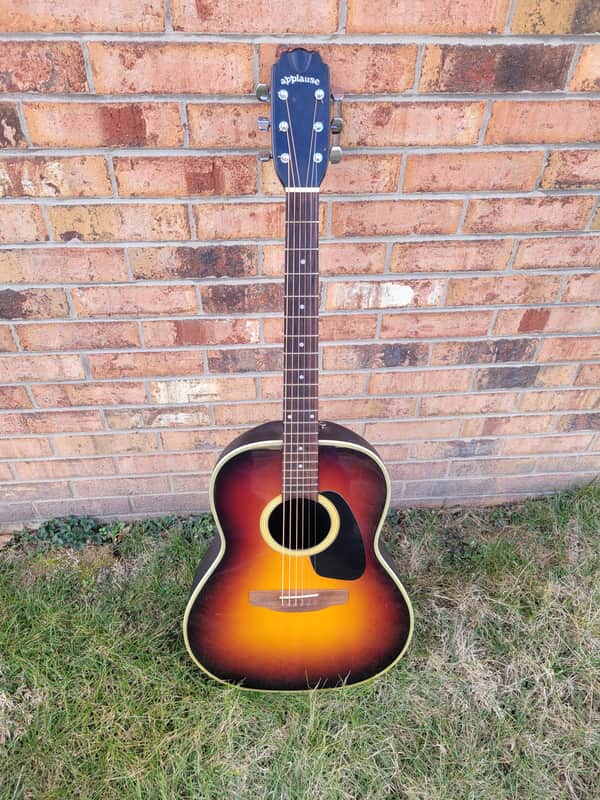 1970's Ovation Model AA-31 Applause Sunburst Great Player & Sound image 1