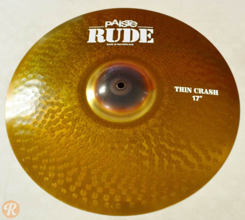 Paiste 17" RUDE Thin Crash Cymbal image 1