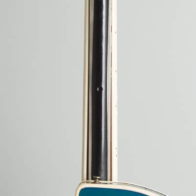 Wandre Blue Jeans/Teen Ager Model 900 Semi-Hollow Body Electric Guitar (1960), black hard shell case. image 9