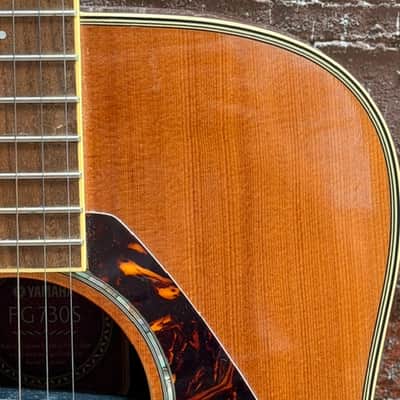 Yamaha FG730S Solid-Top Acoustic Guitar w/ Installed DiMarzio Soundhole Pickup image 7