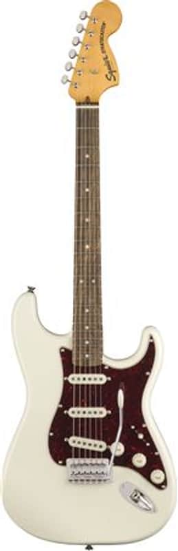 Squier Classic Vibe 70s Stratocaster Indian Laurel Neck Olympic White image 1