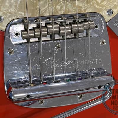 Fender Jagstang, Fiesta Red, 1997, Kurt Cobain (Nirvana) 1st Issue image 13