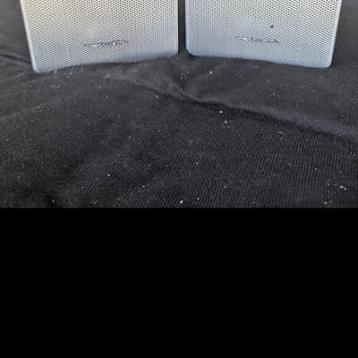 Vintage Realistic Minimus 12 Speakers - Rare 1984 Metal Cabinet Monitors Minimus-12 1984 - Silver image 1