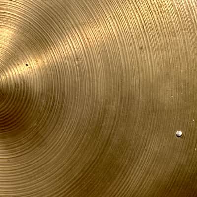 21" Zildjian A 1950s Small Stamp Sizzle Ride Cymbal 2418g *Video Demo* image 4