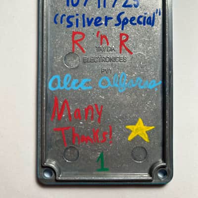 AlfaTone Silver Special #1 2023 - Light Blue Fade (British Pedal Company Dumble Silverface Overdrive Special style pedal) image 7