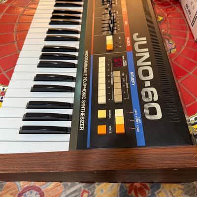Roland Juno 60 Legendary PolySynth WITH Kenton Pro DCB to MIDI Converter 1982 image 8