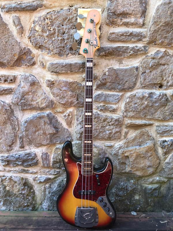 1972 Fender Jazz Bass Sunburst image 1