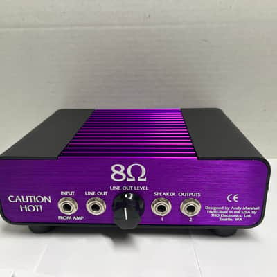 THD Hot Plate Power Reactive Attenuator 8 Ohm Purple Volume Control Load Box Amp Power Soak w Manual image 6