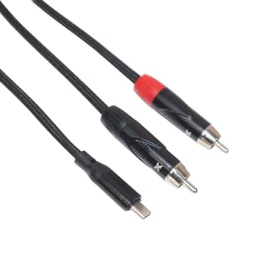 ProX XC-USBC2RCA03 USB-C to Dual RCA Audio Cable - 3 Feet image 2