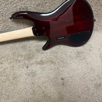 Ibanez GSR205SM-CNB Gio 5-String Charcoal Brown Burst image 7