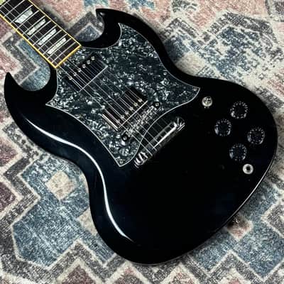 2008 Gibson SG Standard Ebony Black Electric Guitar W/ Original Hardshell Case! image 9