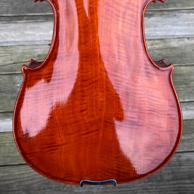 Nicest Cremona Chinese Violin I’ve Seen 4/4 2-Pc Flamed Back. Nice Fittings! image 12