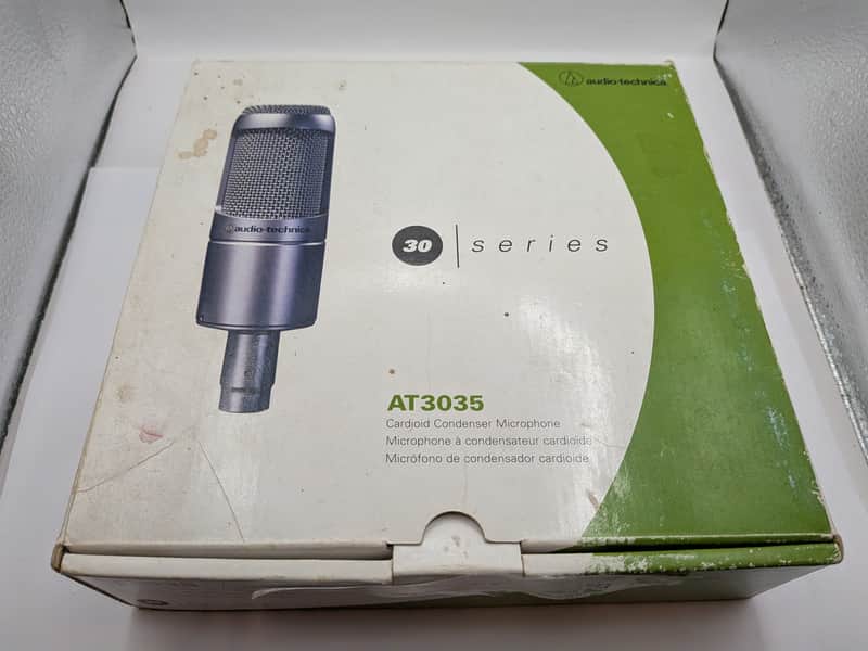 Audio-Technica AT3035 Large Diaphragm Cardioid Condenser Microphone 2010s - Silver image 1