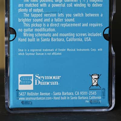 Seymour Duncan SSL-4 Quarter Pound Flat for Strat Alnico V High Output 11202-03 image 2
