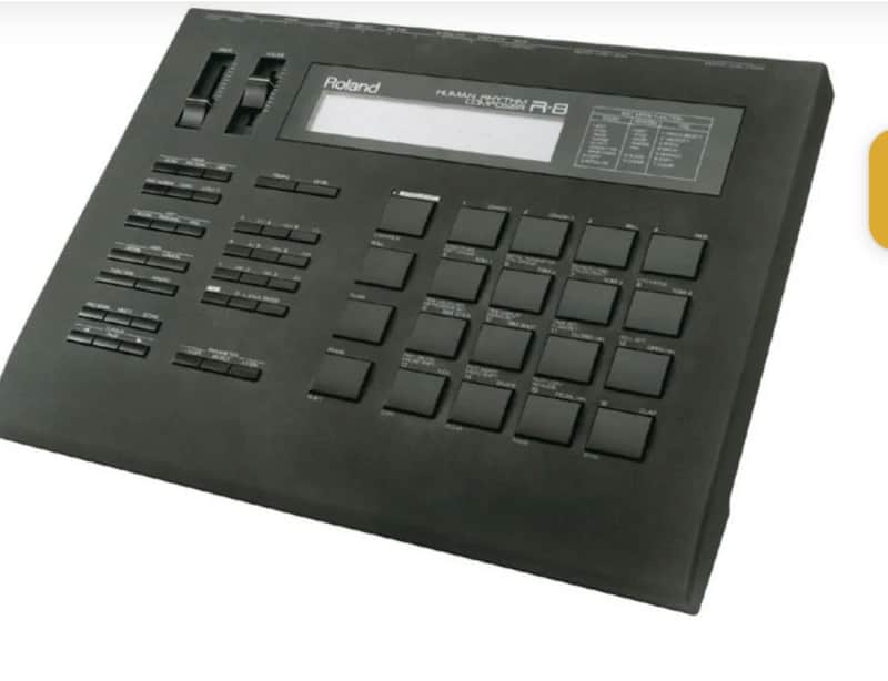 Roland R-8 MKII Human Rhythm Composer 1990s - Black image 1