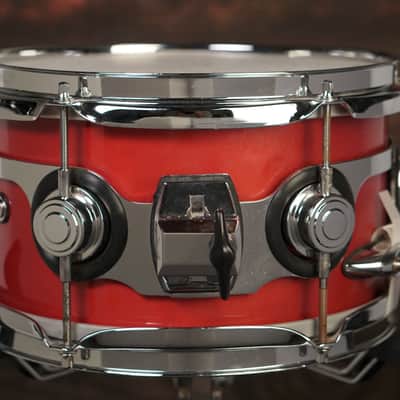 DW 5.5x10" Pre-Collector's Series Snare Drum - Red Lacquer - Carl Allen image 4