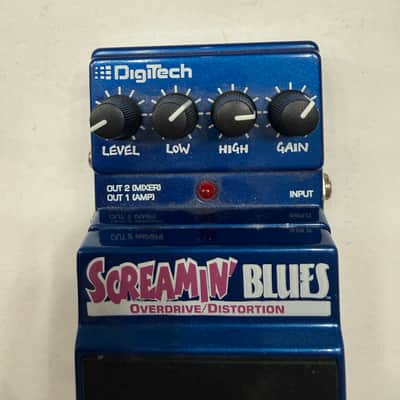Digitech Screamin’ Blues Overdrive / Distortion Guitar Effect Pedal image 2
