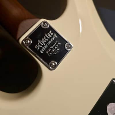 Schecter Nick Johnston HSS Traditional Electric Guitar - Olympic White image 9