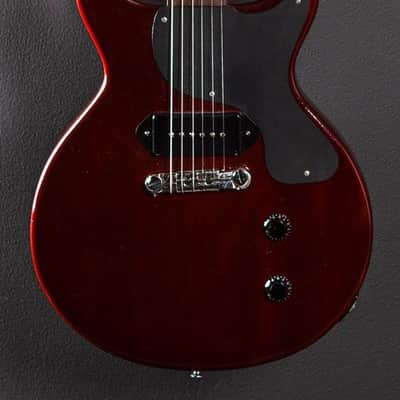 Edwards Double Cut Les Paul Jr Copy 2006 Cherry Red image 2