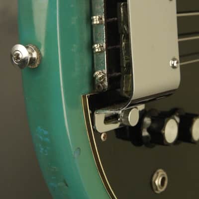 RARE 1960's Ampeg SSB-1 short scale Bass original TURQUOISE!!! image 13