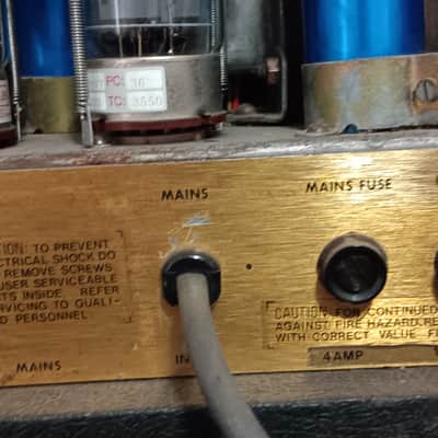 Vintage 1976 Marshall JMP Mk2 Master Model 100w Lead (2203) + Matching 1970s 4x12 Cabinet – Original, Made in England image 9