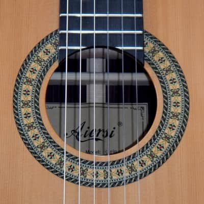 Aiersi all solid wood lattice braced guitar image 5