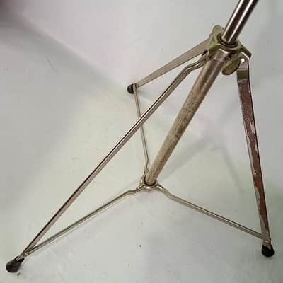 Slingerland Snare Drum Stand Chicago,IL Radio King Nickel Vintage 50s Black/Gold image 4