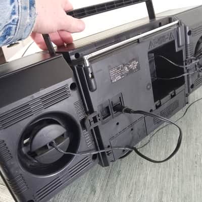 Magnavox D-8480 Vintage Boombox Portable Tape Player Tested Working image 5