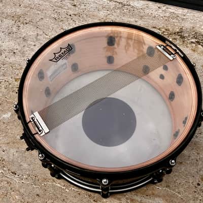 ✮GORGEOUS✮ PEARL Masters PREMIUM MAPLE 14x6.5 SNARE✮BLACK SPARKLE✮4Ply✮Reference image 10