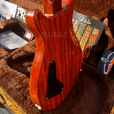 ♚AMAZING♚PRS Artist Custom PAULS GUITAR ♚ HONDURAN !♚ 'AAAAA' Flame ♚ BLACK GOLD ♚ Brushstroke Birds ♚7.6LB♚22*24 image 12