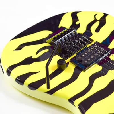 ESP LTD GL-200MT George Lynch Signature - Yellow with Tiger Graphic image 6