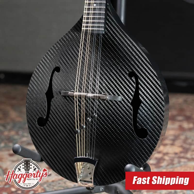 KLOS A-Style Mandolin DAE Acoustic/Electric with K&K - Full Carbon with Gig Bag image 1