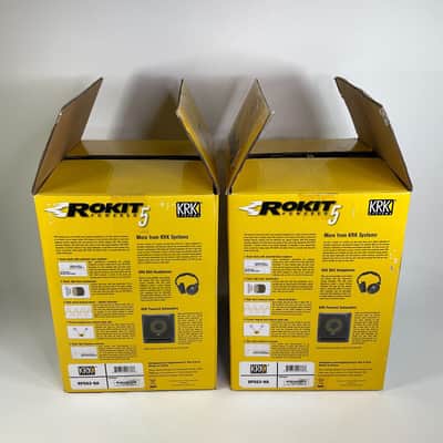 KRK Rokit 5 G3 Powered Studio Monitor Speaker Pair Tested Working image 17