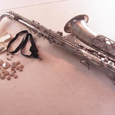 Tenorsaxophon Amati  classic deluxe 60er - silber mit Mundstück & Ersatzteilen image 1