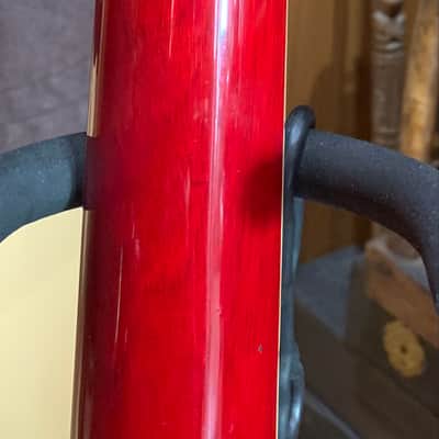 2008 Jay Turser JTAC-43 transparent red acoustic image 11