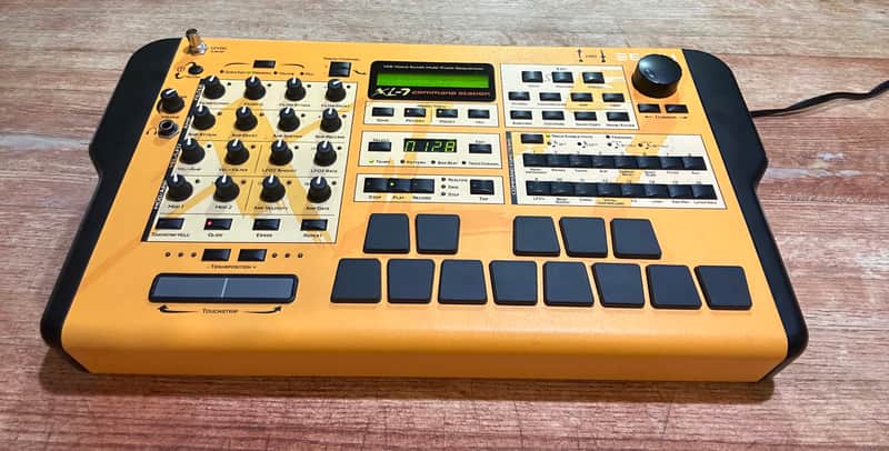 E-MU Systems XL-7 Command Station 128-Voice Synthesizer 2001 - Yellow / Black image 1