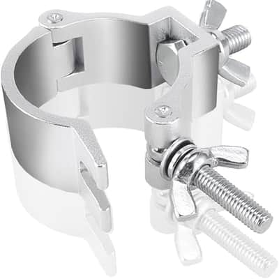 2 Inch Truss O Clamps, 10 Pack Aluminum Stage Light Clamps for Truss, Heavy Duty 220LB LED Par Light Moving Head Lighting clamps, Fit for 48-52mm OD Tube/Pipe image 3