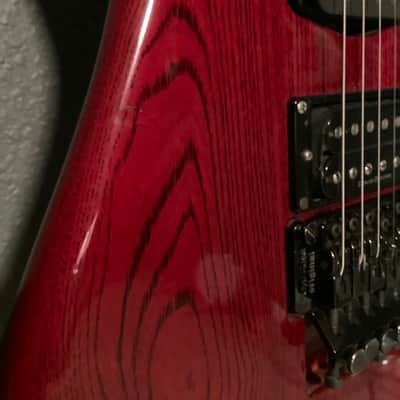 ESP Mirage 90's - See Thru Red image 15